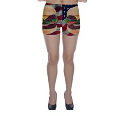 Hamburger Skinny Shorts by Valentinaart