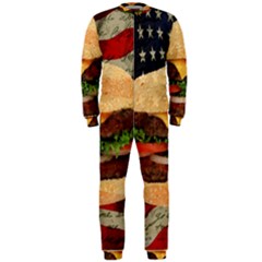 Hamburger Onepiece Jumpsuit (men)  by Valentinaart