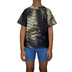 Kurt Cobain Kids  Short Sleeve Swimwear by Valentinaart