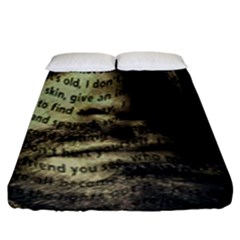 Kurt Cobain Fitted Sheet (king Size) by Valentinaart