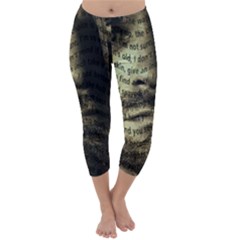 Kurt Cobain Capri Winter Leggings  by Valentinaart