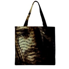 Kurt Cobain Zipper Grocery Tote Bag by Valentinaart