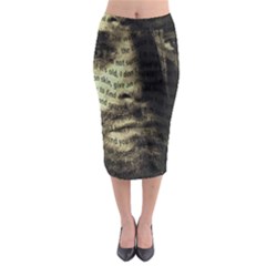 Kurt Cobain Midi Pencil Skirt by Valentinaart