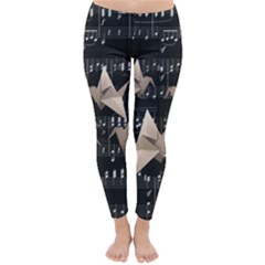 Paper Cranes Classic Winter Leggings by Valentinaart