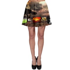 Africa Skater Skirt by Valentinaart