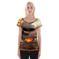 Africa Women s Cap Sleeve Top by Valentinaart