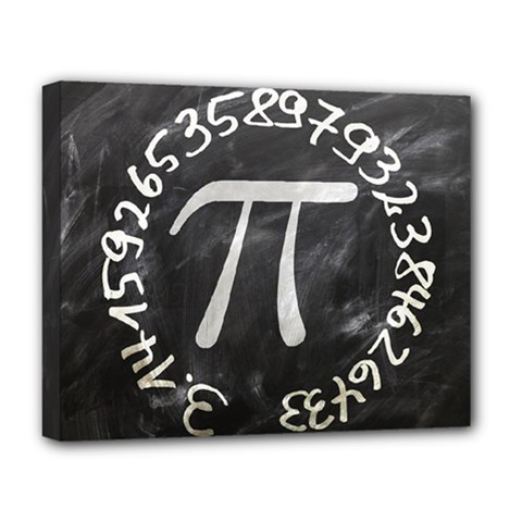 Pi Deluxe Canvas 20  X 16   by Valentinaart