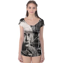 Albert Einstein Boyleg Leotard  by Valentinaart