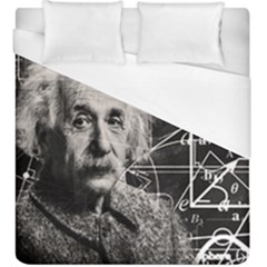 Albert Einstein Duvet Cover (king Size) by Valentinaart