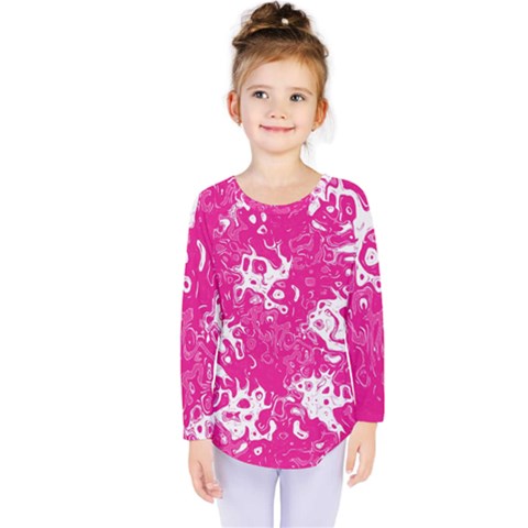 Pattern Kids  Long Sleeve Tee by Valentinaart