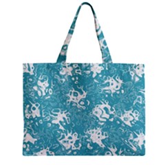 Pattern Zipper Mini Tote Bag by Valentinaart