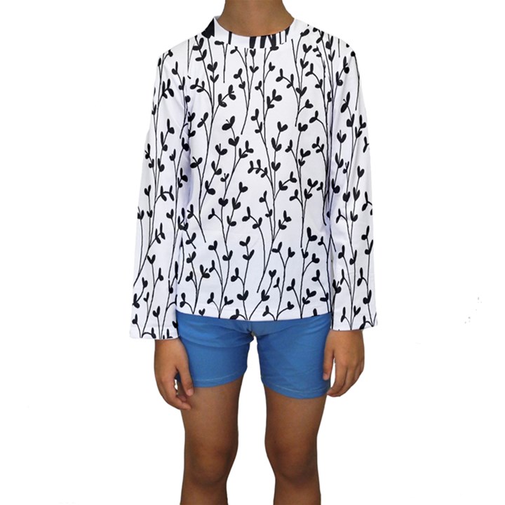 Pattern Kids  Long Sleeve Swimwear