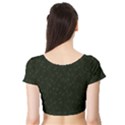 Pattern Short Sleeve Crop Top (Tight Fit) View2