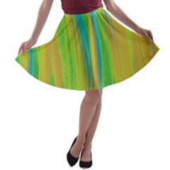 Pattern A-line Skater Skirt by Valentinaart