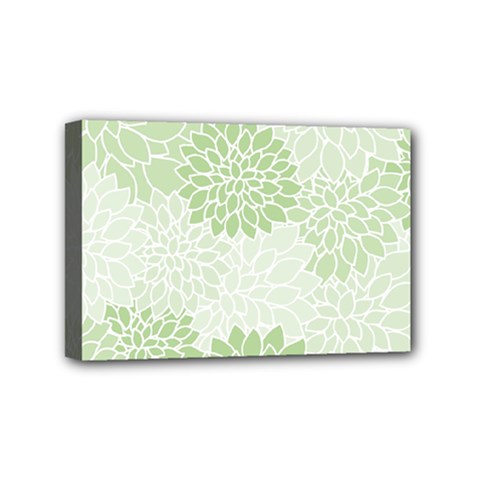 Floral Pattern Mini Canvas 6  X 4  by Valentinaart