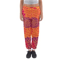 Floral Pattern Women s Jogger Sweatpants by Valentinaart