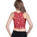 Floral pattern Racer Back Crop Top View2