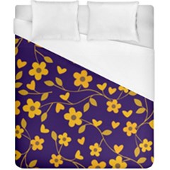 Floral Pattern Duvet Cover (california King Size) by Valentinaart