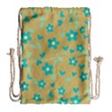 Floral pattern Drawstring Bag (Large) View1