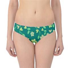 Floral Pattern Hipster Bikini Bottoms by Valentinaart