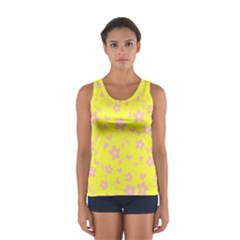 Floral Pattern Women s Sport Tank Top  by Valentinaart