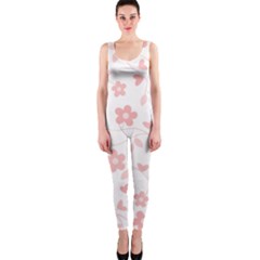 Floral Pattern Onepiece Catsuit by Valentinaart