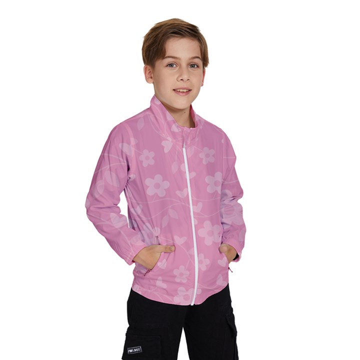 Floral pattern Wind Breaker (Kids)