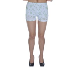 Floral Pattern Skinny Shorts by Valentinaart