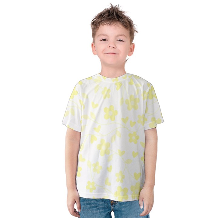 Floral pattern Kids  Cotton Tee