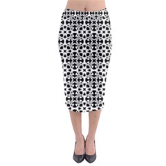 Pattern Midi Pencil Skirt by Valentinaart