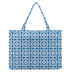 Pattern Medium Zipper Tote Bag by Valentinaart