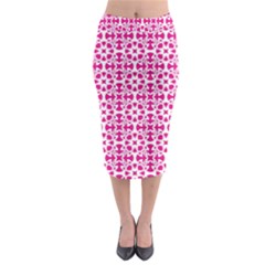 Pattern Midi Pencil Skirt by Valentinaart