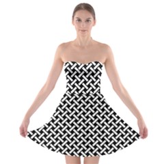 Pattern Strapless Bra Top Dress by Valentinaart