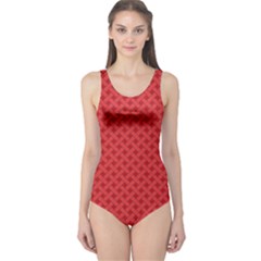 Pattern One Piece Swimsuit