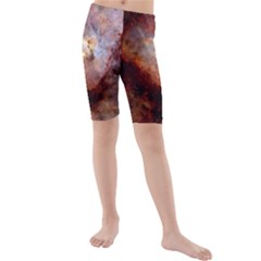 Carina Nebula Kids  Mid Length Swim Shorts by SpaceShop