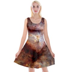 Carina Nebula Reversible Velvet Sleeveless Dress