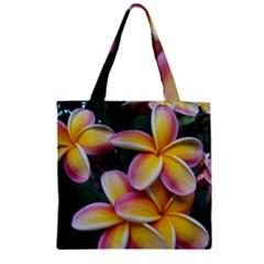 Premier Mix Flower Zipper Grocery Tote Bag