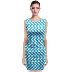 Pattern Classic Sleeveless Midi Dress