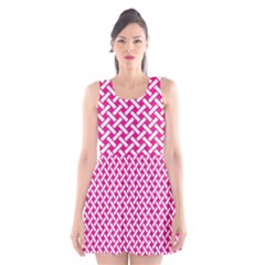 Pattern Scoop Neck Skater Dress