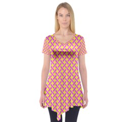 Pattern Short Sleeve Tunic 