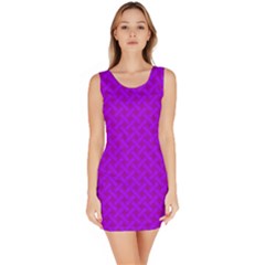 Pattern Sleeveless Bodycon Dress