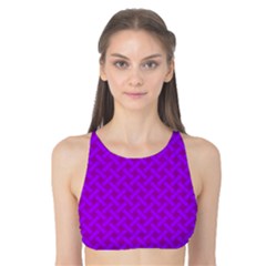 Pattern Tank Bikini Top