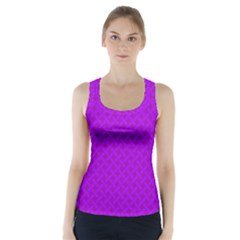 Pattern Racer Back Sports Top