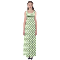 Pattern Empire Waist Maxi Dress