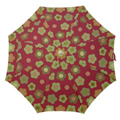 Floral Pattern Straight Umbrellas