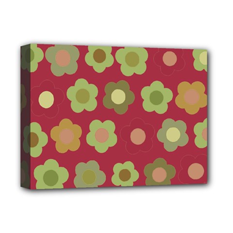 Floral Pattern Deluxe Canvas 16  X 12  