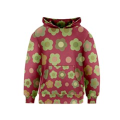 Floral Pattern Kids  Pullover Hoodie