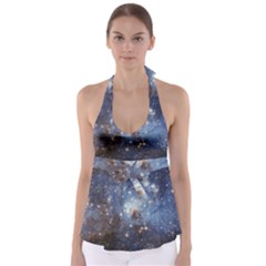 Large Magellanic Cloud Babydoll Tankini Top