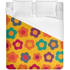 Floral Pattern Duvet Cover (california King Size)