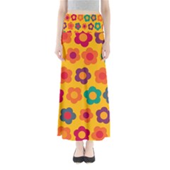 Floral Pattern Maxi Skirts